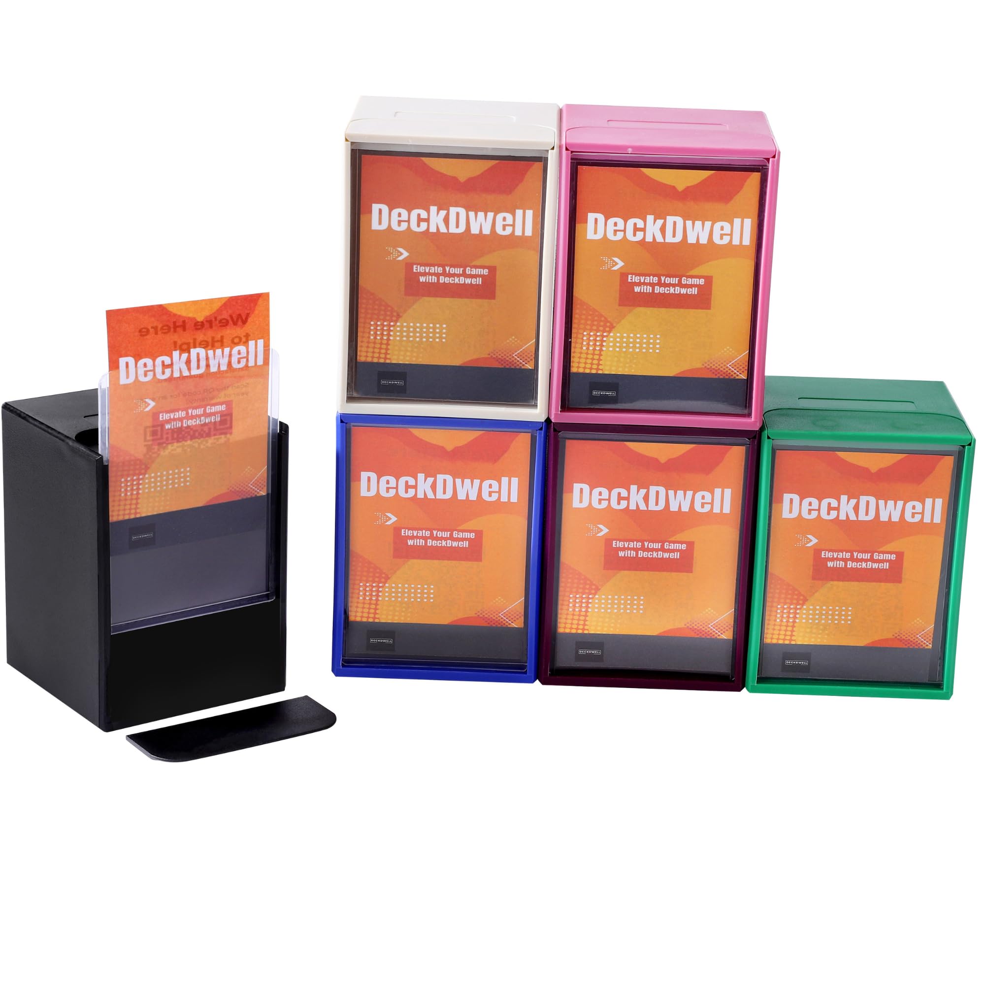 Amazon.co.jp: デッキケース 6個セット — 各100枚二重スリーブ対応